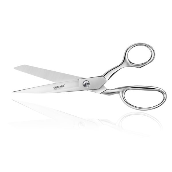TONMA Sewing Scissors [Made in Japan] 9 Inch Professional Fabric Scissors, Industrial Japanese Solid Stainless Steel Dressmaker Tailor Shears, Ideal for Cutting Fabric Cloth Denim Leather (TFS-1)