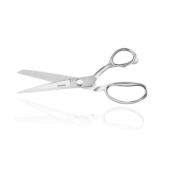 TONMA Fabric Scissors [Made in Japan] 10 Inch Professional Sewing Scissors for Tailoring Heavy Duty Japanese Solid Stainless Steel Tailor Shears for Leather Cutting Home Office Artists Dressmakers (TFS-2)