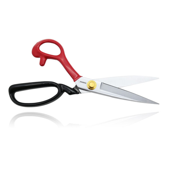 TONMA True Left Handed Fabric Scissors [Made in Japan] 10 Inch / 12 Inch Heavy Duty Sewing Scissors, Industrial Japanese Steel Dressmaker Tailor Shears for Cutting Clothes Fabric Denim Leather