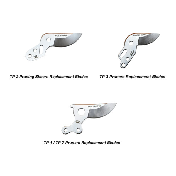 TONMA Hand Pruner Replacement Blade for Bypass Pruners Models TP-1 & TP-7, TP-2, TP-3; Anvil Pruners Models TP-6 & TP-8, TP -4 Spare Cutting Blade for Garden Pruning Shears (Single Pack)