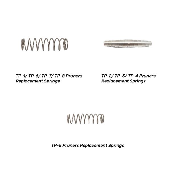 TONMA Hand Pruner Replacement Springs for TONMA hand pruner models, Spare Springs for Garden Pruning Shears & Bypass Clippers (2-Pack)